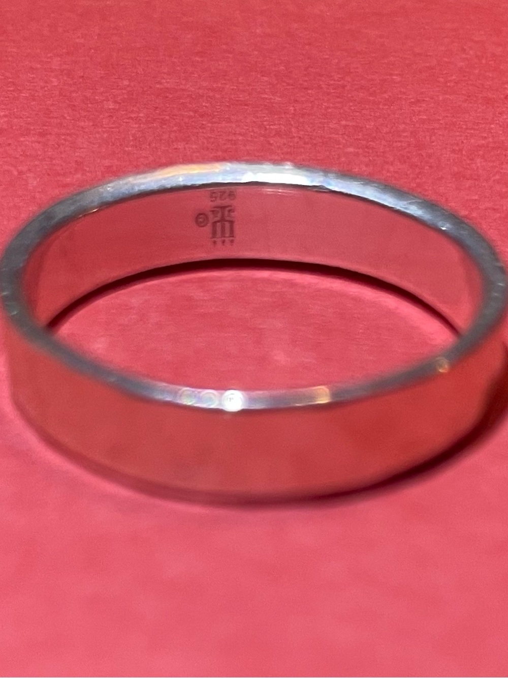 James Avery hammered  Silver Men's Band